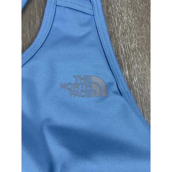 The North Face Active Racerback Sleeveless Floral Tank Top Blue Women's Size M - Picture 3 of 12